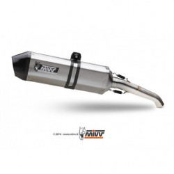 MIVV Suzuki Gsf 1250 bandit 2007 2016 Speed Edge Sport Slip-on RVS met Carbon eindkap