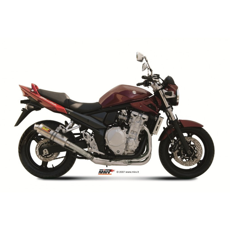 MIVV Suzuki Gsf 650 bandit 2007 2015 GP Sport Slip-on Titanium