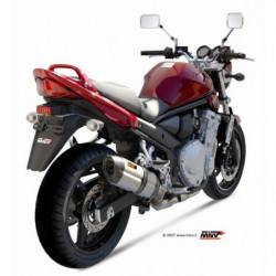 MIVV Suzuki Gsf 650 bandit 2007 2015 Suono Sport Slip-on RVS met Carbon eindkap
