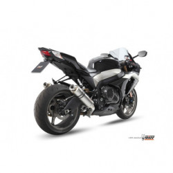 MIVV Suzuki GSX-R 1000 2009 2011 GP Sport 2 slip-on Titanium