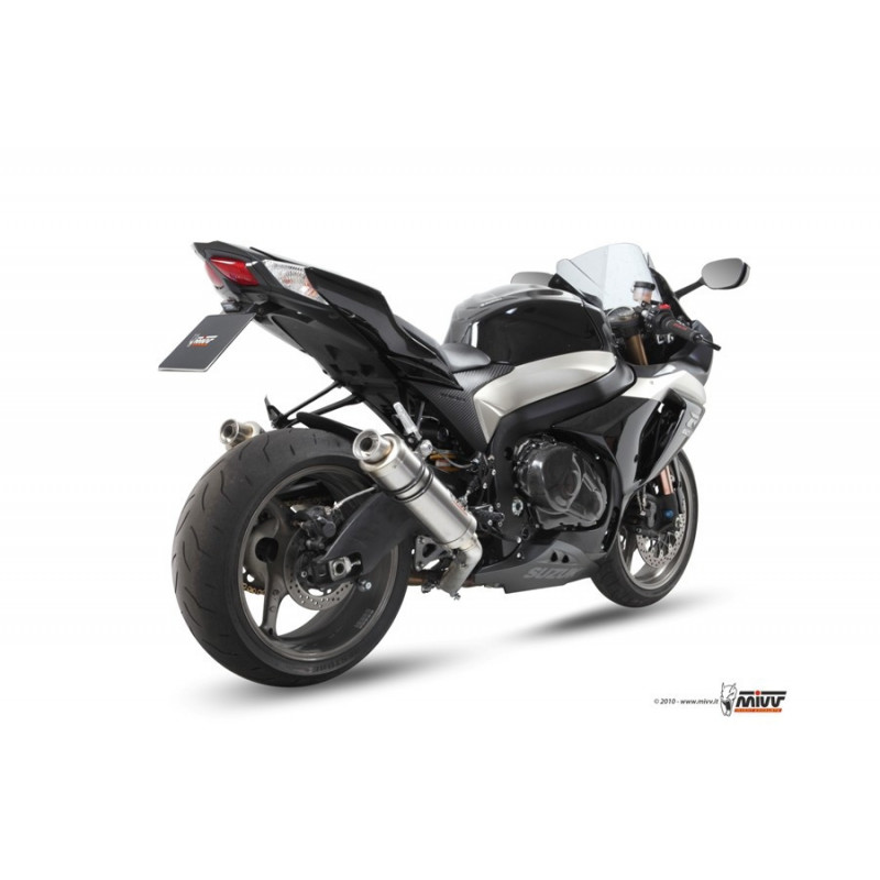 MIVV Suzuki GSX-R 1000 2009 2011 GP Sport 2 slip-on Titanium