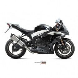 MIVV Suzuki GSX-R 1000 2009 2011 Suono Sport 2 slip-on RVS met Carbon eindkap