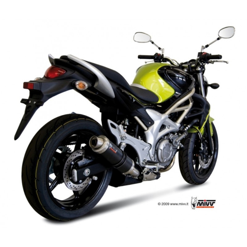 MIVV Suzuki Gladius 2009 2015 GP Sport Slip-on Carbon