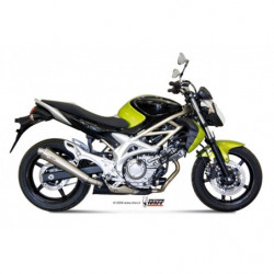 MIVV Suzuki Gladius 2009 2015 X-Cone Sport Slip-on RVS (Inox)