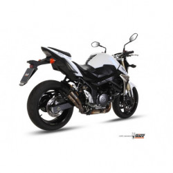 MIVV Suzuki Gsr 750 2011 2016 Double Gun Sport Slip-On Full Titanium