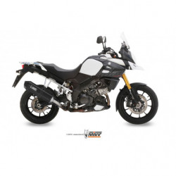 MIVV Suzuki DL V-Strom 1000 2014 Speed Edge Sport Slip-on Steel black