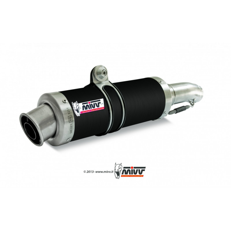 MIVV Suzuki Gsx-s 1000 2015 GP Sport Slip-on Steel black