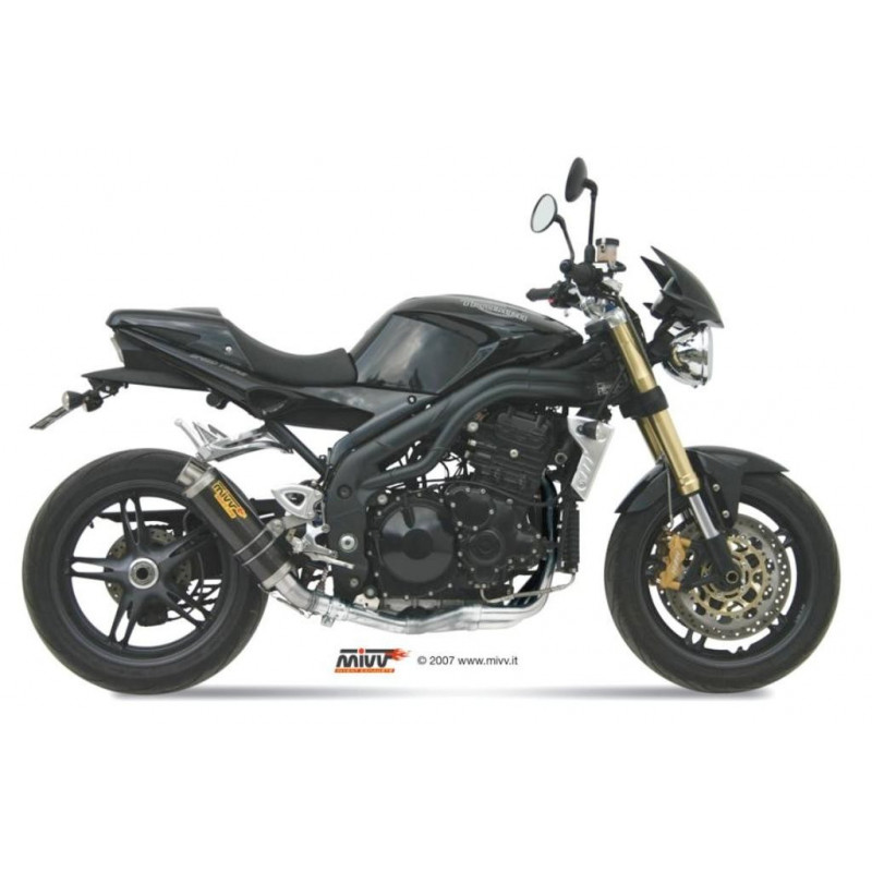 MIVV Triumph Speed triple 2005 2006 GP Sport Slip-on Carbon