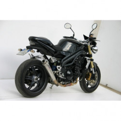 MIVV Triumph Speed triple 2005 2006 X-Cone Sport Slip-on RVS (Inox)