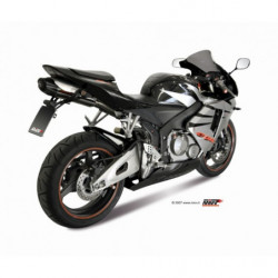 MIVV Honda Cbr 600 RR 2005 2006 Suono Sport Slip-on RVS met Carbon eindkap