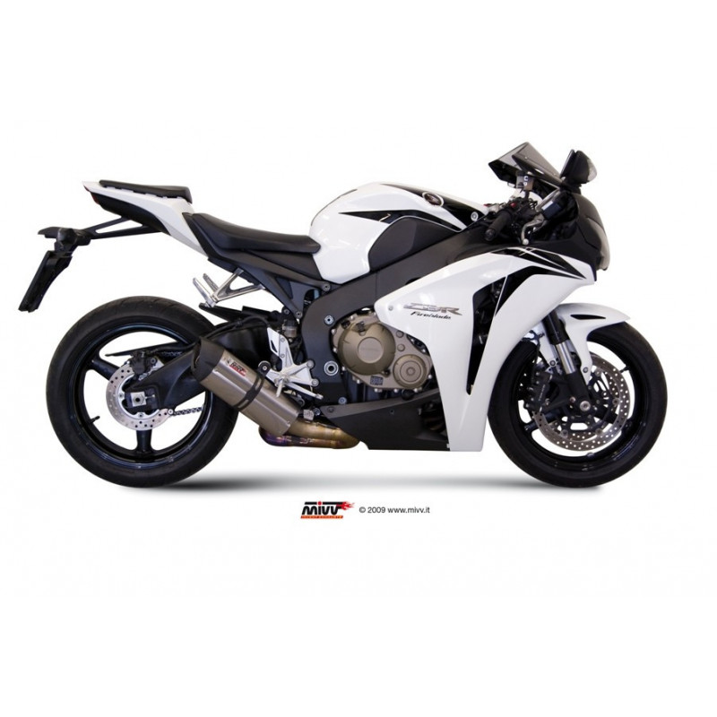 MIVV Honda Cbr 1000 RR 2008 2013 Suono Power steel Imp. compl./full sys. 4x2x1 RVS met Carbon eindkap