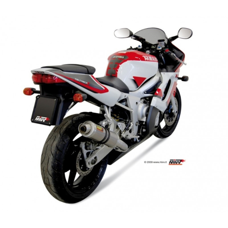 MIVV Yamaha Yzf 600 r6 1999 2002 GP Sport Slip-on Titanium