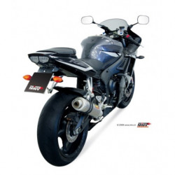 MIVV Yamaha Yzf 600 r6 2003 2005 GP Sport Slip-on Titanium
