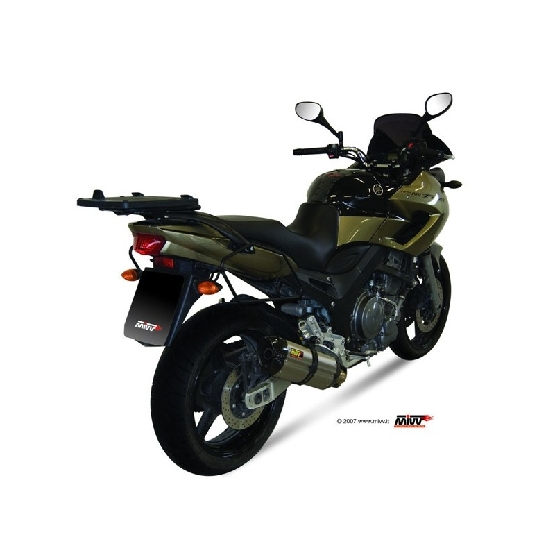 MIVV Yamaha Tdm 900 2002 2014 Suono Sport 2 slip-on RVS met Carbon eindkap