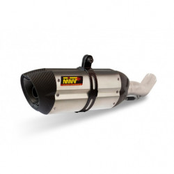 MIVV Yamaha T-max 500 2008 2011 Suono Sport Imp. compl./full sys. 2x1 RVS met Carbon eindkap