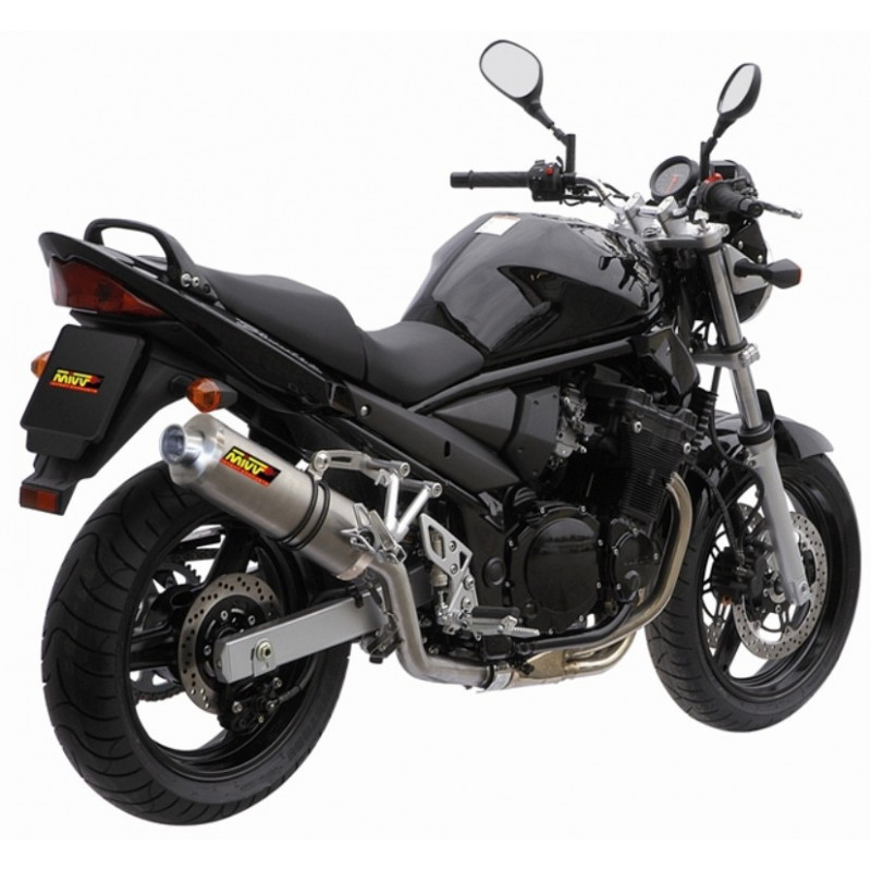 MIVV Suzuki Gsf 650 bandit 2005 2006 Oval Sport Slip-on RVS (Inox)