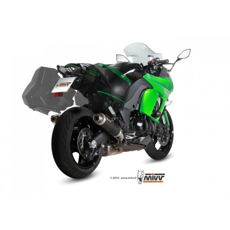 MIVV Kawasaki Z 1000 sx 2014 GP Sport 2 slip-on Carbon
