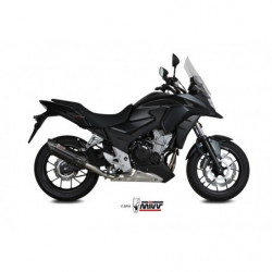 MIVV Honda Cb 500 x 2016 2016 Suono Sport Slip-on Steel black