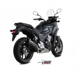 MIVV Honda Cb 500 x 2016 2016 Suono Sport Slip-on Steel black