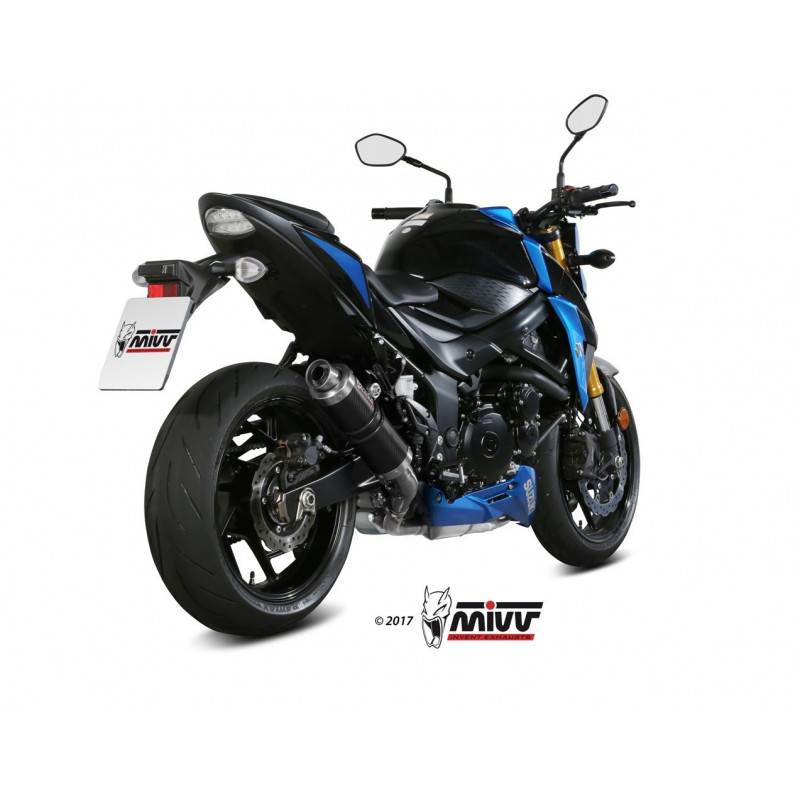 MIVV Suzuki Gsx-s 750 2017 GP Sport Slip-on Carbon