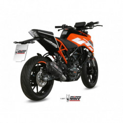 MIVV Ktm 125 duke 2017 Suono Sport Slip-on Steel black