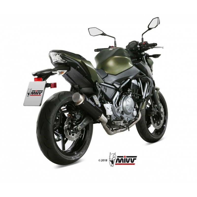 MIVV Kawasaki Z650 2017 GP PRO Sport Imp. compl./full sys. 2x1 Carbon