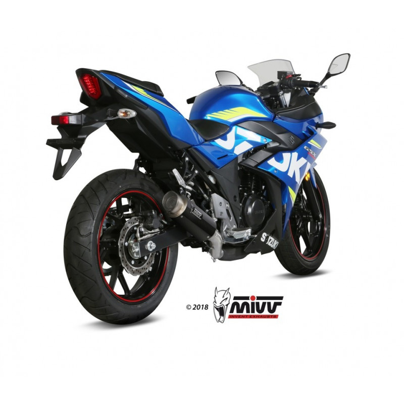 MIVV Suzuki Gsx 250 r 2017 GP PRO Sport Slip-on Carbon