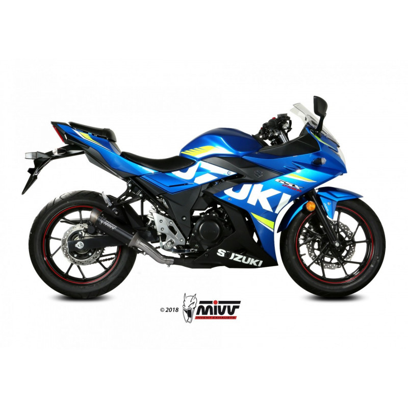 MIVV Suzuki Gsx 250 r 2017 GP PRO Sport Slip-on Steel black