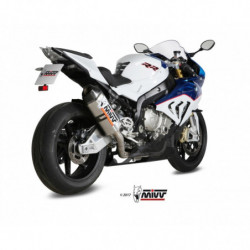 MIVV Bmw S 1000 RR 2015 2016 Speed edge Power evo Imp. compl./full sys. 4x2x1 Full titanium carbon cap
