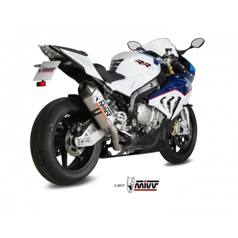MIVV Bmw S 1000 RR 2015 2016 Speed edge Power evo Imp. compl./full sys. 4x2x1 Full titanium carbon cap