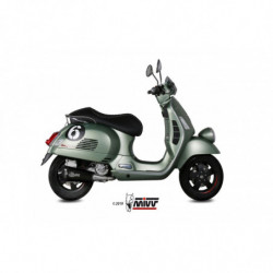 MIVV Piaggio Vespa gts 300 2008 Delta race Sport Imp. compl./full sys. 1x1 Steel black