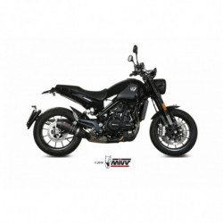 MIVV Benelli Leoncino 2017 Oval Sport Slip-on Carbon met Carbon eindkap