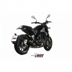 MIVV Benelli Leoncino 2017 Oval Sport Slip-on Carbon met Carbon eindkap