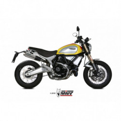 MIVV Ducati Scrambler 1100 2018 GP PRO Sport 2 slip-on Titanium