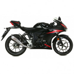 MIVV Suzuki GSX-R 125 2017 Delta race Sport Imp. compl./full sys. 1x1 RVS met Carbon eindkap