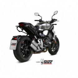 MIVV Honda Cb 1000 r 2018 Mk3 Sport 2 slip-on RVS (Inox)