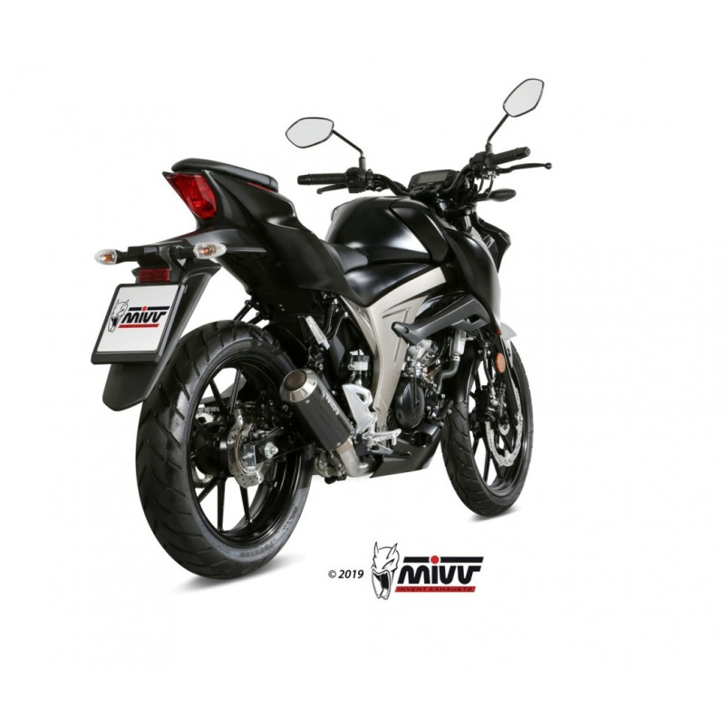 MIVV Suzuki GSX-R 125 2017 Mk3 Sport Imp. compl./full sys. 1x1 Carbon
