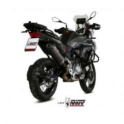 MIVV Benelli Trk 502 x 2018 Oval Sport Slip-on Carbon met Carbon eindkap
