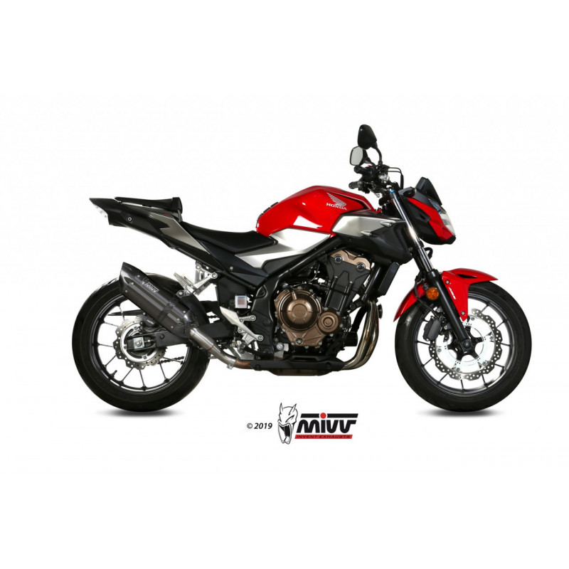 MIVV Suono Rvs zwart HONDA CB 500 F 19-22