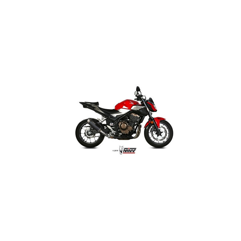 MIVV GPpro Rvs zwart HONDA CB 500 F 19-22