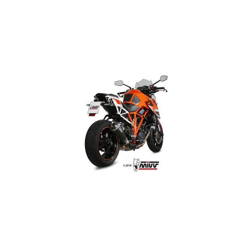 MIVV Ktm 1290 superduke 2014 2019 Delta race Sport Slip-on Steel black
