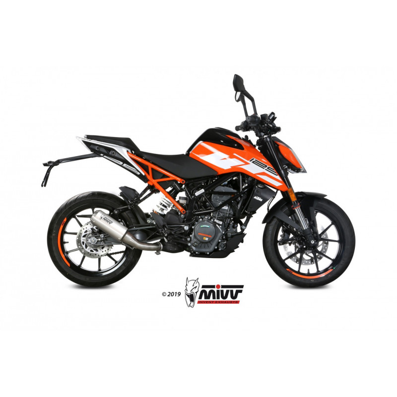 MIVV MK3 Rvs KTM 125 DUKE 2017 -