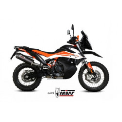 MIVV Ktm 790 adventure / r 2019 Oval Sport Slip-on Carbon met Carbon eindkap