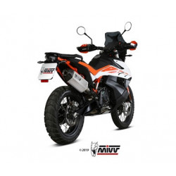 MIVV Ktm 790 adventure / r 2019 Speed Edge Sport Slip-on RVS met Carbon eindkap