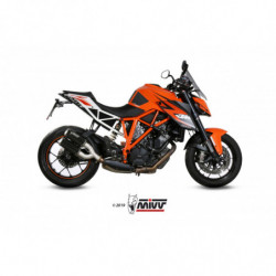 MIVV MK3 Rvs zwart KTM 1290 SUPERDUKE 2014 -