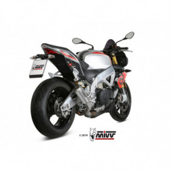 MIVV Aprilia Tuono v4 1100 2018 Mk3 Sport Slip-on RVS (Inox)