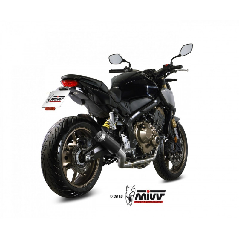 MIVV Honda Cb 650 r 2019 Mk3 Sport Imp. compl./full sys. 4x2x1 Steel black