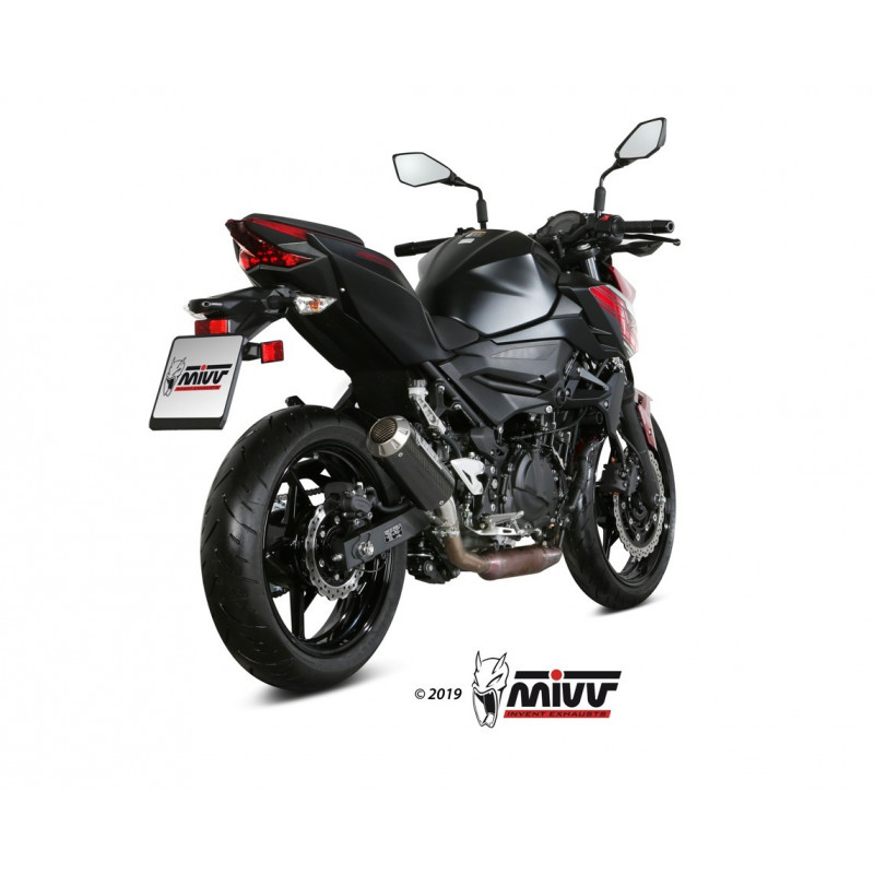 MIVV Kawasaki Ninja 400 2018 Mk3 Sport Slip-on Carbon