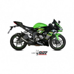 MIVV Kawasaki Zx-6 r 636 2019 Mk3 Sport Slip-on Steel black