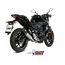 MIVV Yamaha Yzf r25 2015 Mk3 Power steel Imp. compl./full sys. 1x1 RVS (Inox)